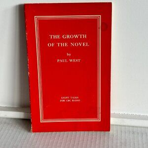 The Growth Of The Novel by Paul West Paperback Book CBC Toronto